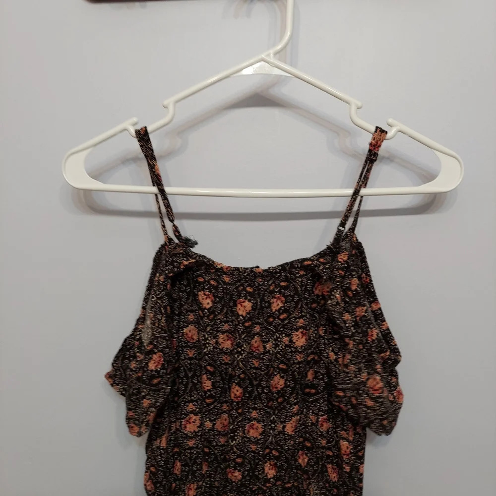 American Eagle xxs off the Shoulder flowy dress - Picture 3 of 8
